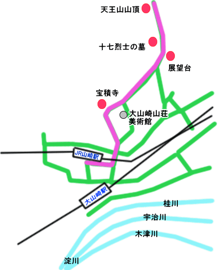 天王山地図