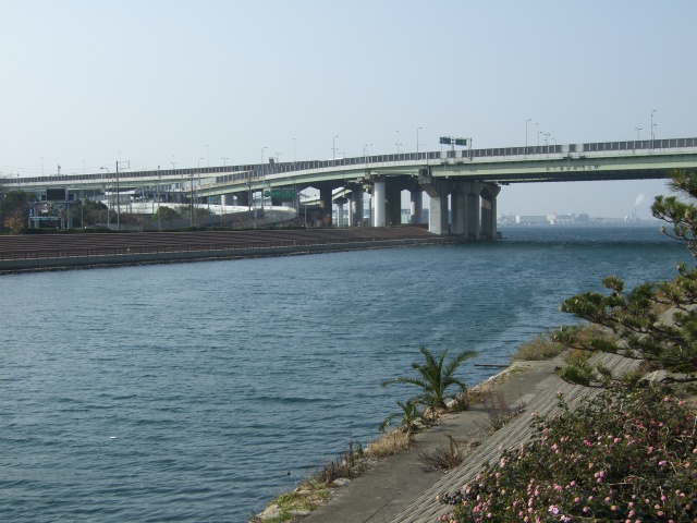 堺港と舟